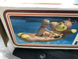 Inflatable Intex 1988 Vintage Large Bear Ride On Pool Toy 70x43