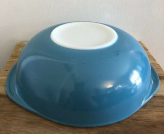 Vintage Pyrex Horizon Blue 024 2 Quart Dish With Handles Vhtf