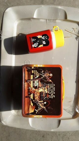 Kiss 1977 Lunchbox - King Seeley Vintage - Rough