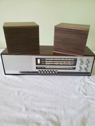 Telefunken Radio Gavotte 205 Am/fm Sw1 Sw2 Shortwave Radio Vintage West Germany