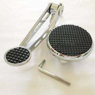 Round Hot Rod Gas And Brake Pedal Combo