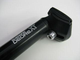 Shimano Deore XT seatpost - vintage early 26.  8 NOS and gorgeous 7