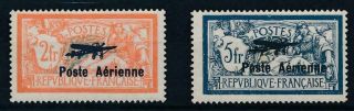 [38754] France 1927 Good Rare Airmail Set Very Fine Mnh Signed Calves V:$1070