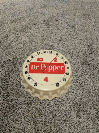 Vintage Dr Pepper Bottle Cap 10 2 4 Thermometer