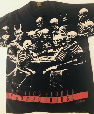 Rare Vintage Rolling Stones Voodoo Lounge Concert Tour Xl Shirt