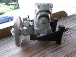 Vintage Moki 180 R/c Model Airplane Engine With Pitts Muffler