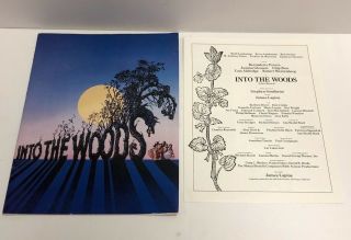 Rare Vintage 1987 Into The Woods Broadway Musical Play Program Book