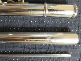 Solid Silver Headjoint - Artley Symphony Flute With A Vintage Case