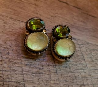 Lovely Vintage STEPHEN DWECK Sterling Clip Earrings 2