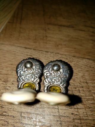 Lovely Vintage STEPHEN DWECK Sterling Clip Earrings 5