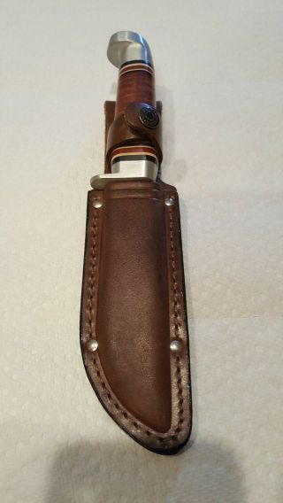 Vintage Western Knife Leather Handle