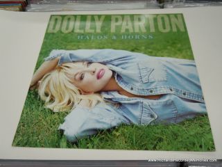 Dolly Parton Halos & Horns Rare Promo Poster Flat Vintage Ph