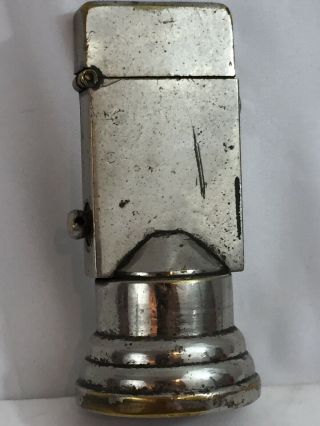Vintage Semi Automatic Imperator Pocket Lighter On A Stand - By R.  K.