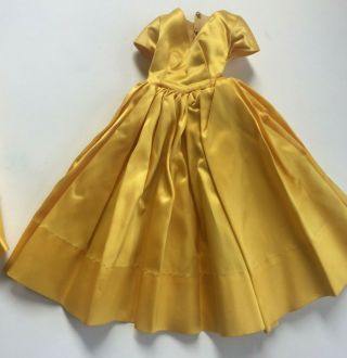 Cissy - Madame Alexander Gold Tagged Dress With Tagged Coat,  Vintage 3