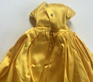 Cissy - Madame Alexander Gold Tagged Dress With Tagged Coat,  Vintage 8