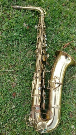 Vintage C G Conn Ltd Saxophone Pads No Damage Found Sound Instrument