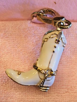 Rare & Retired Juicy Couture White Cowboy Boot Charm