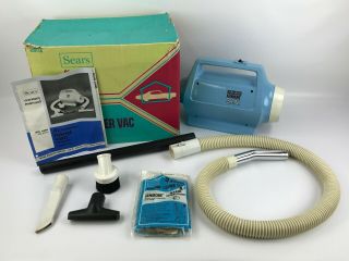 Vintage Sears Kenmore S.  P.  V.  Power Canister Vacuum Cleaner W/box
