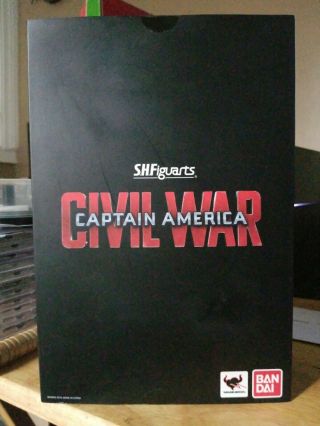 S.  H.  Figuarts Captain America Civil War Limited Box Set Very Rare Hard To Find
