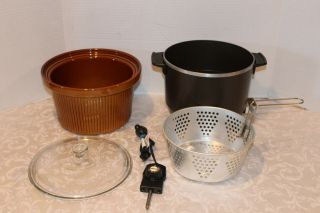 Vintage Presto 6 Quart Kitchen Kettle Crockery Multi Purpose Slow Cooker