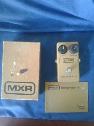 Vintage 1970’s Mxr Distortion Plus Pedal Vintage My Bloody Valentine Shoegaze