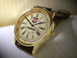 Mg Mgb Roadster Souvenir Tribute Wrist Watch Retro 1960 - 70 