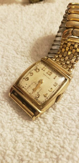 Vintage Hamilton 14k Gold Filled Wristwatch