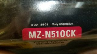 Vintage Sony Walkman MZ - N510CK MiniDisc Recorder 2