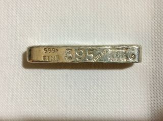 Old Rare Vintage Academy 3.  95 Silver Bar