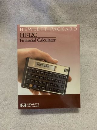 Vintage 1988 Hewlett Packard HP - 12C Financial Calculator - 2
