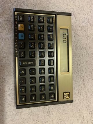Vintage 1988 Hewlett Packard HP - 12C Financial Calculator - 5