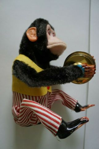 Vintage Daishin Musical Jolly Chimp Monkey With Box & Tag 3