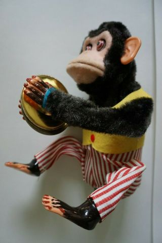 Vintage Daishin Musical Jolly Chimp Monkey With Box & Tag 5