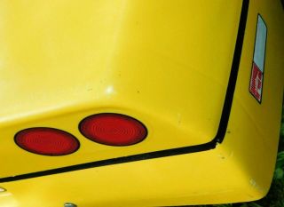 Corvette C4 Yellow Pedal Car NOT Vintage ' 86 Pace Car Indy 500 Kingsbury 7
