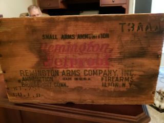 REMINGTON UMC vintage wooden box EMPTY 2