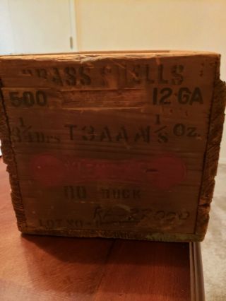 REMINGTON UMC vintage wooden box EMPTY 4