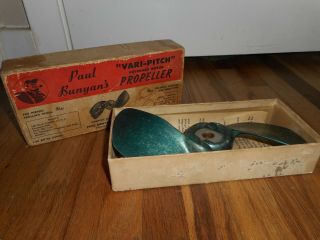 Vintage Paul Bunyans Vari - Pitch Outboard Boat Motor Prop Minneapolis Mn