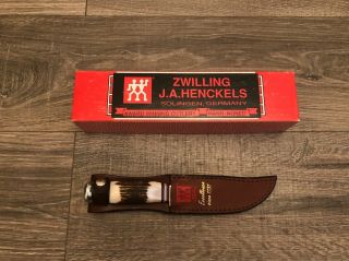 Vtg Zwilling J.  A.  Henckels Hk20s Ltd.  Ed.  Hand Forged German Stag Hunting Knife