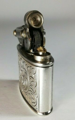 KW Karl Wieden German 835 Silver Small Ladies Cigarette Lighter Vintage 1930 ' s 4