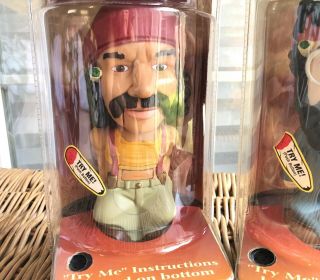 Rare Cheech and Chong ‘Up in Smoke’ Talkin’ Heads Animated Talking Figures 2