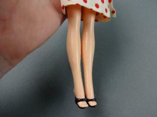 Vintage 1960 Ideal Toy Corp Mitzi Barbie Brunette Pontytail Style Clone Doll EX, 5