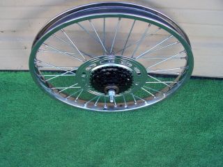 Bicycle Wheel 20 X 2.  125 W/5 Speed F/w Fits Vntg Schwinn Krate & Others