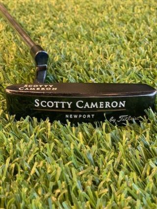 Scotty Cameron Newport Classic Custom Putter 35  Rare " Black Lh