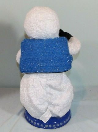 VTG Gemmy Spinning Snowflake Snowman Blue Snow Miser Animated Musical 7