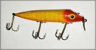 Rinehart Musky Jinx Lure Made In Oh 1940s Red Head Parrot