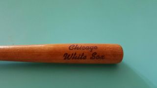 VINTAGE 1950s CHICAGO WHITE SOX WOODEN BAT PENCIL, .  GREAT SHAPE, 2
