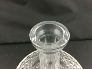 Vintage Waterford Irish Crystal Cut Glass Alana Ships Decanter Prism Stopper 7