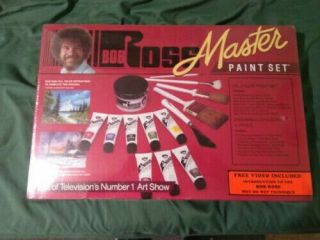 Bob Ross Master Paint Set Vintage 0189180651030 Collector 