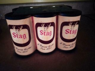 Vintage Stag Beer,  Lighted Advertising Sign Six Pack Of Stag