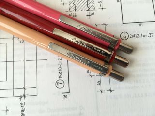 Set of Three Vintage Mechanical Pencils ROTRING TIKKY - 0.  5 mm - NOS 8